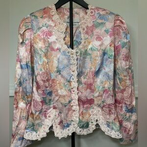 Vintage Nah Nah Collections by Jonathan Tait Women’s Floral Blazer Size 6P